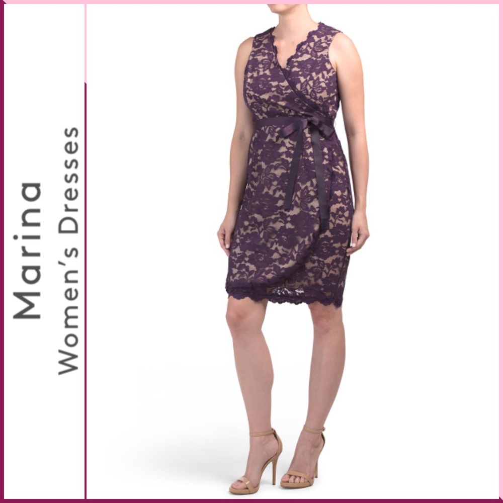 Marina Lace Wrap Dress 🆕